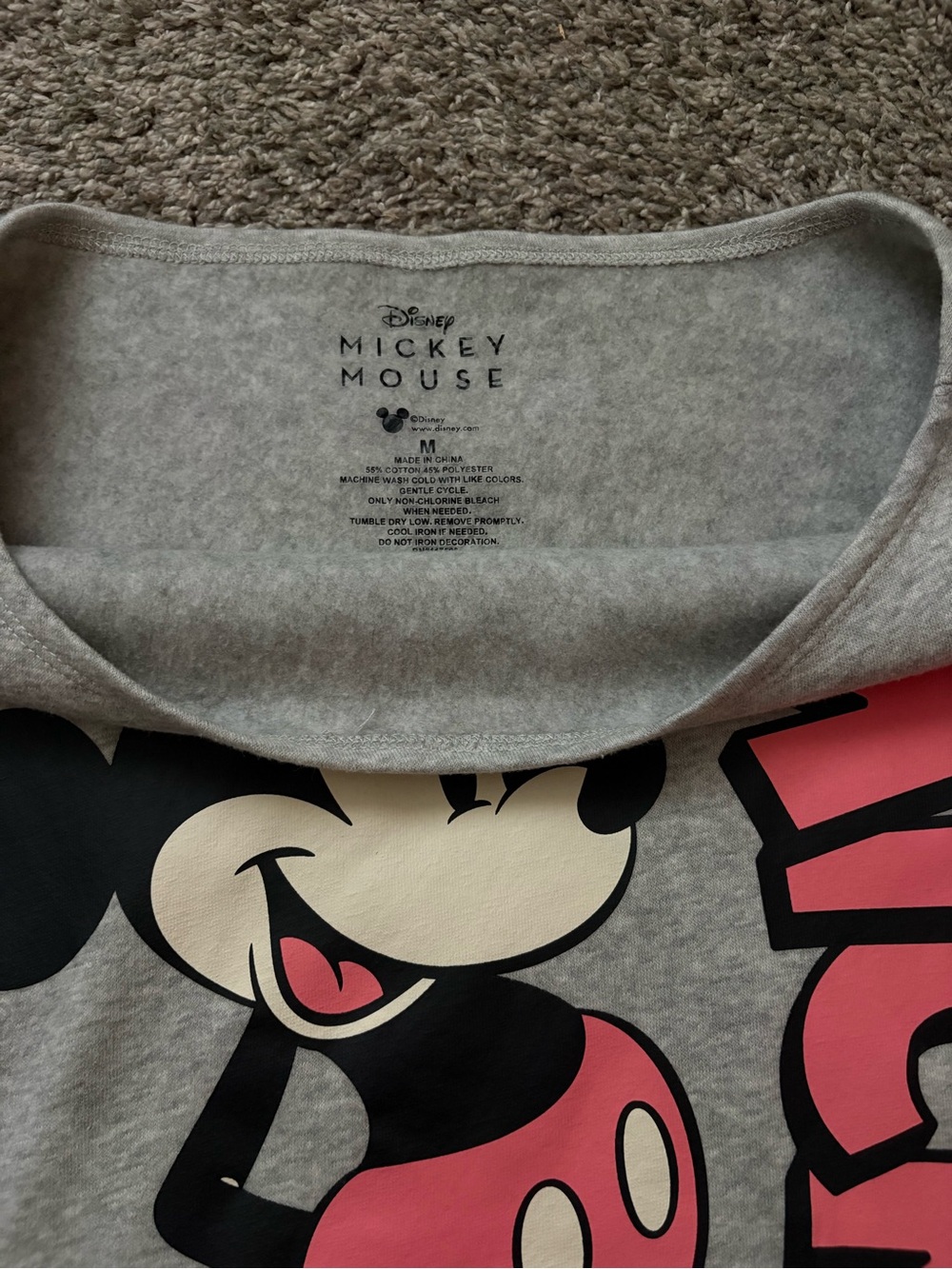 Disney Mickey Mouse Off the Shoulder Top - Picture 2 of 3